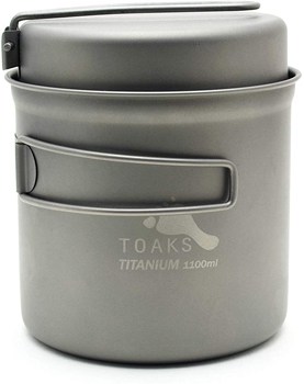 TOAKS Titanium 1100ml Pot with Pan