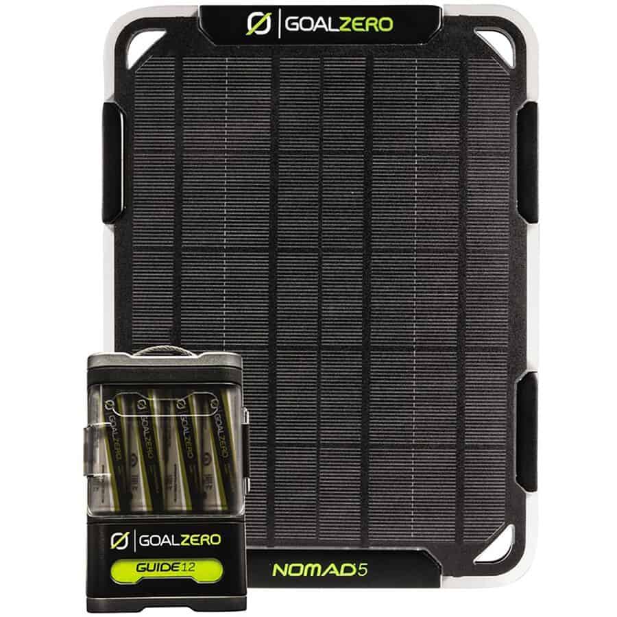 Goal Zero Guide 12 Solar Kit With Nomad 5 Solar Panel
