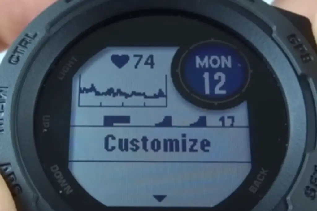 garmin instinct watch face