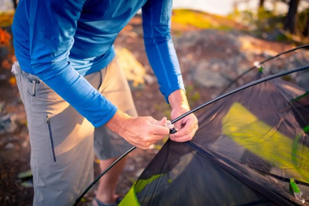 The One tent gear