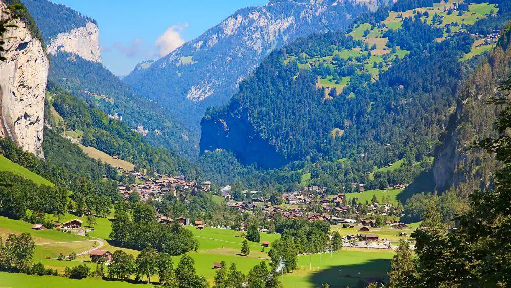 Lauterbrunnen in Switzerland camping