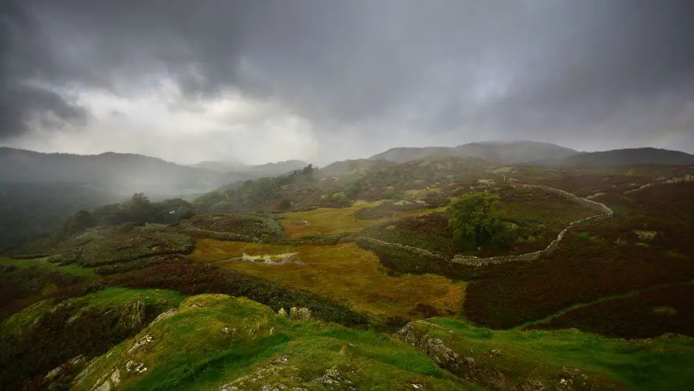 Loughrigg Fell Ambleside lake district