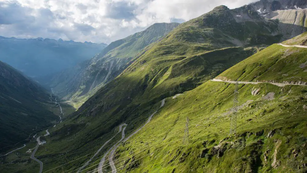 Nufenenpass in Switzerland