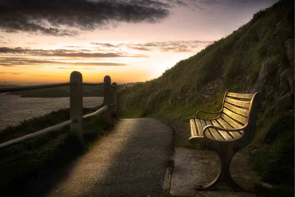 Wales Coastal Path sunset