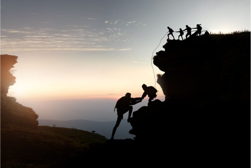 Scrambling In Hiking