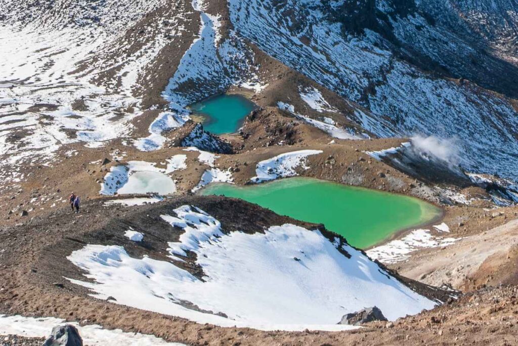 Emerald lakes