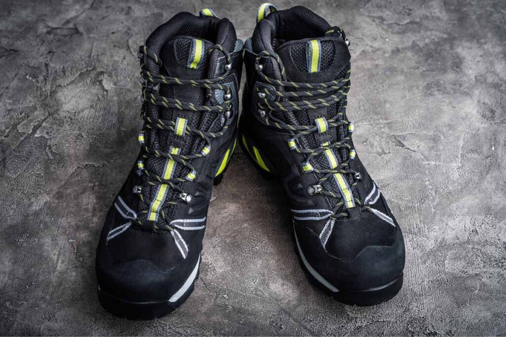 storing clean hiking boots