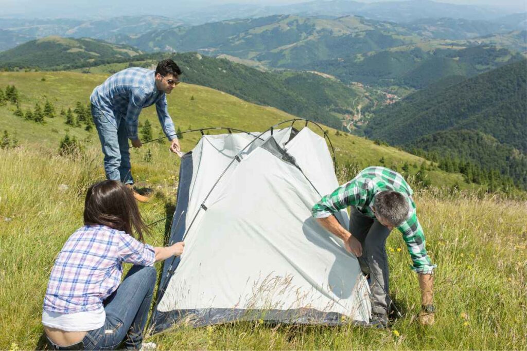 tips setting up tent