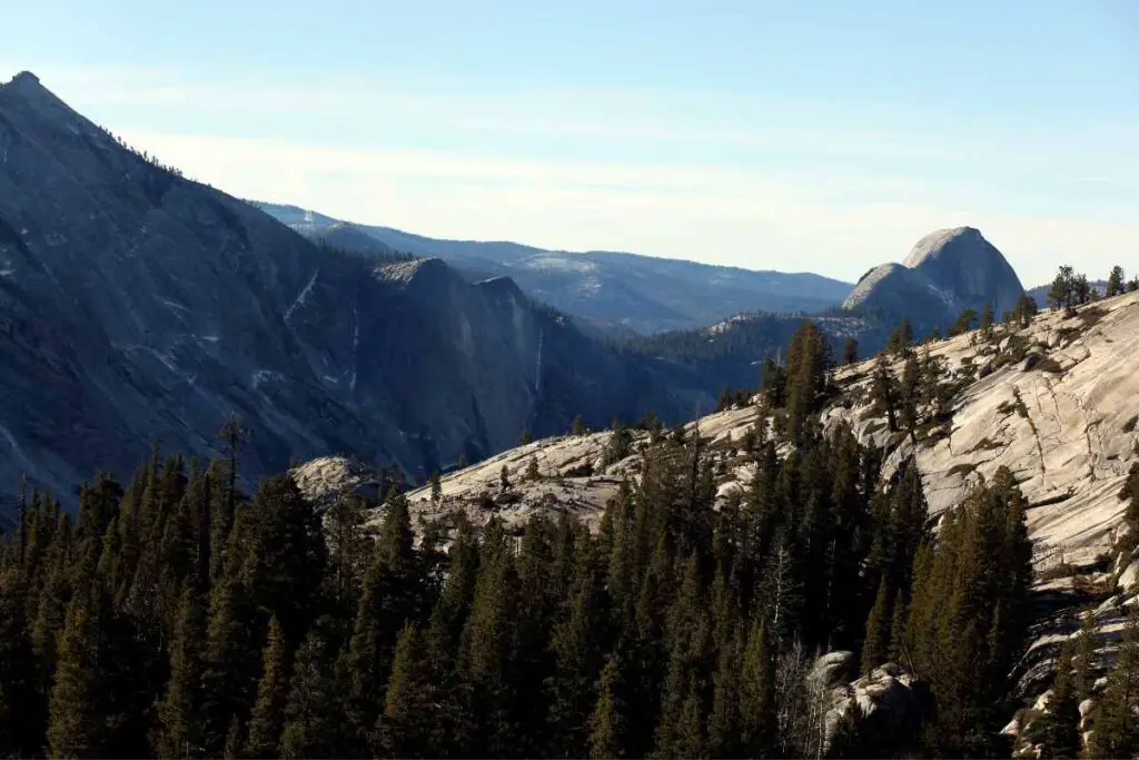 hiking Half Dome trail